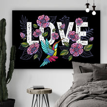 Lade das Bild in den Galerie-Viewer, Aluminiumbild Love Querformat