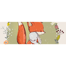 Lade das Bild in den Galerie-Viewer, Acrylglasbild Love You Fuchs und Hase Panorama