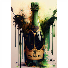 Lade das Bild in den Galerie-Viewer, Aluminiumbild Luxury Champagne No.1 Hochformat