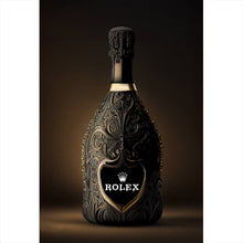 Lade das Bild in den Galerie-Viewer, Spannrahmenbild Luxury Champagne No.2 Hochformat