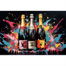 Lade das Bild in den Galerie-Viewer, Acrylglasbild Luxury Champagne No.3 Querformat
