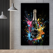 Lade das Bild in den Galerie-Viewer, Aluminiumbild Luxury Champagne No.4 Hochformat