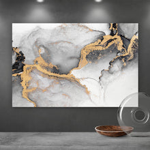 Lade das Bild in den Galerie-Viewer, Poster Luxury Fluid Art No.1 Querformat