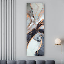 Lade das Bild in den Galerie-Viewer, Leinwandbild Luxury Fluid Art Panorama Hoch