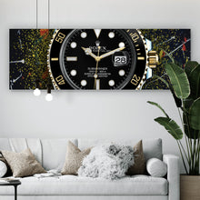 Lade das Bild in den Galerie-Viewer, Poster Luxus Uhr Pop Art Dark Panorama