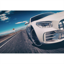 Lade das Bild in den Galerie-Viewer, Poster Luxuswagen gibt Gas Querformat