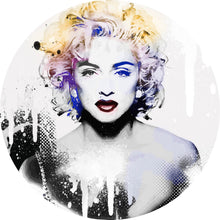 Lade das Bild in den Galerie-Viewer, Aluminiumbild Madonna Abstrakt Kreis