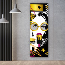 Lade das Bild in den Galerie-Viewer, Poster Mädchen mit Eis Pop Art Panorama Hoch