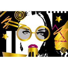 Lade das Bild in den Galerie-Viewer, Poster Mädchen mit Eis Pop Art Querformat