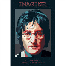 Lade das Bild in den Galerie-Viewer, Spannrahmenbild Männer Portrait Imagine Hochformat