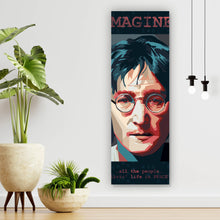Lade das Bild in den Galerie-Viewer, Acrylglasbild Männer Portrait Imagine Panorama Hoch