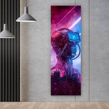 Lade das Bild in den Galerie-Viewer, Poster Männlicher Cyborg Panorama Hoch