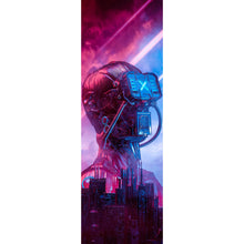Lade das Bild in den Galerie-Viewer, Poster Männlicher Cyborg Panorama Hoch