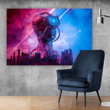 Lade das Bild in den Galerie-Viewer, Poster Männlicher Cyborg Querformat