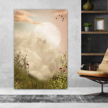 Lade das Bild in den Galerie-Viewer, Aluminiumbild Magische Mondlandschaft Hochformat
