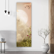 Lade das Bild in den Galerie-Viewer, Acrylglasbild Magische Mondlandschaft Panorama Hoch