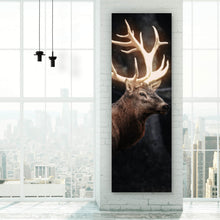 Lade das Bild in den Galerie-Viewer, Poster Magischer Hirsch Panorama Hoch
