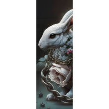 Lade das Bild in den Galerie-Viewer, Leinwandbild Majestätischer Hase Digital Art Panorama Hoch