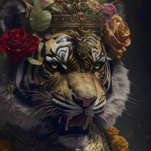 Lade das Bild in den Galerie-Viewer, Poster Majestätischer Tiger Quadrat