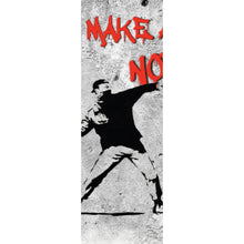 Lade das Bild in den Galerie-Viewer, Leinwandbild Make Art not War Street Art Panorama Hoch