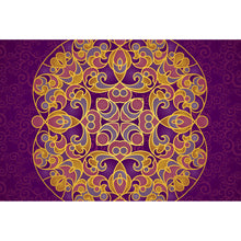Lade das Bild in den Galerie-Viewer, Spannrahmenbild Mandala im Ost Stil Querformat