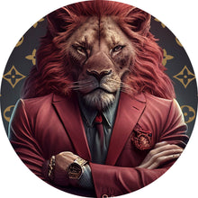 Lade das Bild in den Galerie-Viewer, Aluminiumbild Boss Löwe Kreis