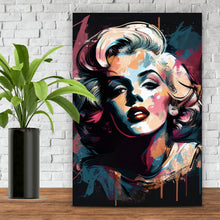 Lade das Bild in den Galerie-Viewer, Poster Marilyn Abstrakt No.2 Hochformat