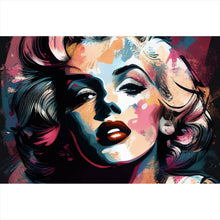 Lade das Bild in den Galerie-Viewer, Poster Marilyn Abstrakt No.2 Querformat