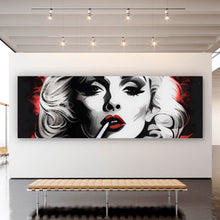 Lade das Bild in den Galerie-Viewer, Leinwandbild Marilyn Abstrakt No.3 Panorama