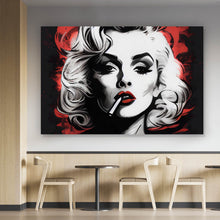 Lade das Bild in den Galerie-Viewer, Aluminiumbild gebürstet Marilyn Abstrakt No.3 Querformat