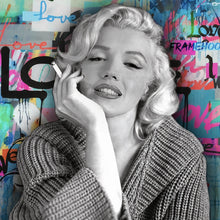 Lade das Bild in den Galerie-Viewer, Poster Marilyn Portrait Pop Art Quadrat