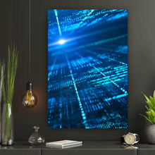 Lade das Bild in den Galerie-Viewer, Leinwandbild Matrix Hochformat