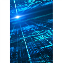Lade das Bild in den Galerie-Viewer, Spannrahmenbild Matrix Hochformat