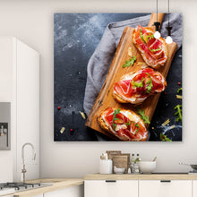 Lade das Bild in den Galerie-Viewer, Poster Mediterraner Snack Quadrat