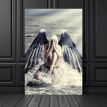 Lade das Bild in den Galerie-Viewer, Poster Meeres Engel Hochformat