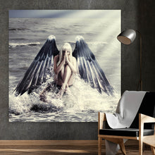 Lade das Bild in den Galerie-Viewer, Poster Meeres Engel Quadrat