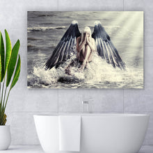 Lade das Bild in den Galerie-Viewer, Acrylglasbild Meeres Engel Querformat