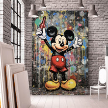 Lade das Bild in den Galerie-Viewer, Poster Micky mit Kola Abstrakt Hochformat