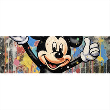 Lade das Bild in den Galerie-Viewer, Aluminiumbild Micky mit Kola Abstrakt Panorama