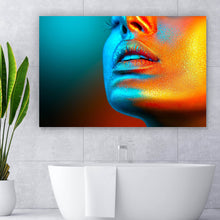 Lade das Bild in den Galerie-Viewer, Aluminiumbild Modell Gold Glitzer No.1 Querformat