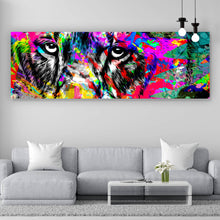 Lade das Bild in den Galerie-Viewer, Poster Modern Art Löwe Abstrakt Panorama