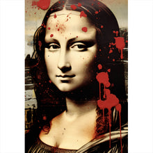 Lade das Bild in den Galerie-Viewer, Poster Mona Lisa Portrait Abstrakt Hochformat
