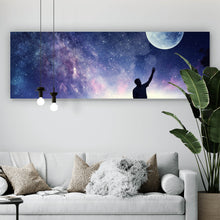 Lade das Bild in den Galerie-Viewer, Poster Mond zum greifen nah Panorama