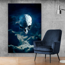Lade das Bild in den Galerie-Viewer, Spannrahmenbild Moonskull Hochformat
