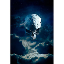 Lade das Bild in den Galerie-Viewer, Spannrahmenbild Moonskull Hochformat
