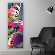 Lade das Bild in den Galerie-Viewer, Aluminiumbild Muhammad Ali Pop Art Panorama Hoch