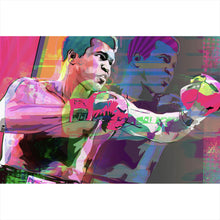 Lade das Bild in den Galerie-Viewer, Aluminiumbild Muhammad Ali Pop Art Querformat