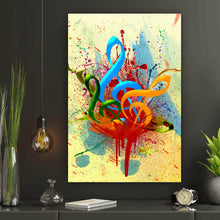 Lade das Bild in den Galerie-Viewer, Aluminiumbild Music Love Hochformat