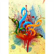 Lade das Bild in den Galerie-Viewer, Leinwandbild Music Love Hochformat