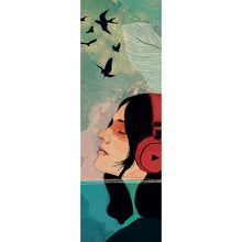 Lade das Bild in den Galerie-Viewer, Poster Music On Abstract Panorama Hoch